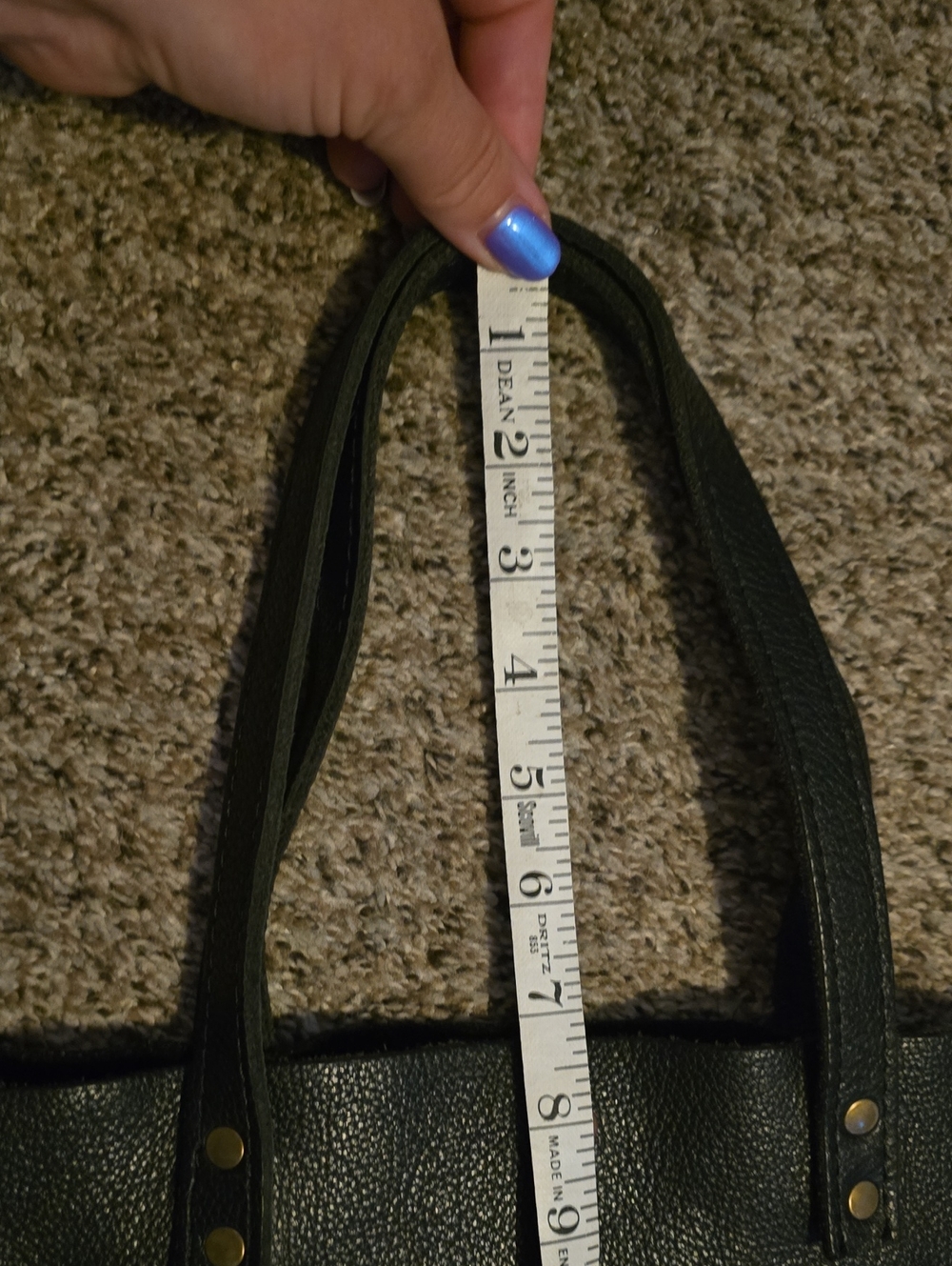 Portland Leather Large Crossbody Tote - Picture 10 of 13